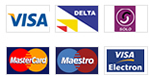 Payments accepted by credit card