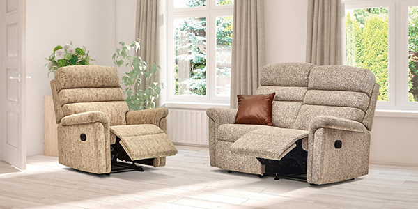 The Sherborne Comfi-Sit Reclining 2 Seater Sofa and Chair